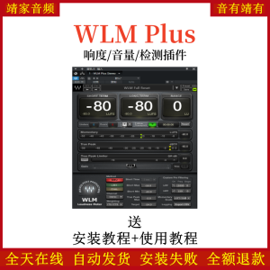WLM Plus插件响度/音量监测效果器-靖家混音网