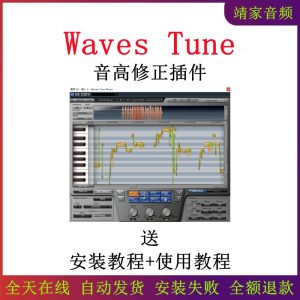 Waves Tune音准音高修正效果器后期混音录音修音编曲软件VST插件-靖家混音网
