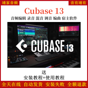 cubase13pro宿主机架中文完整版录音混音修音编曲宿主软件-靖家混音网