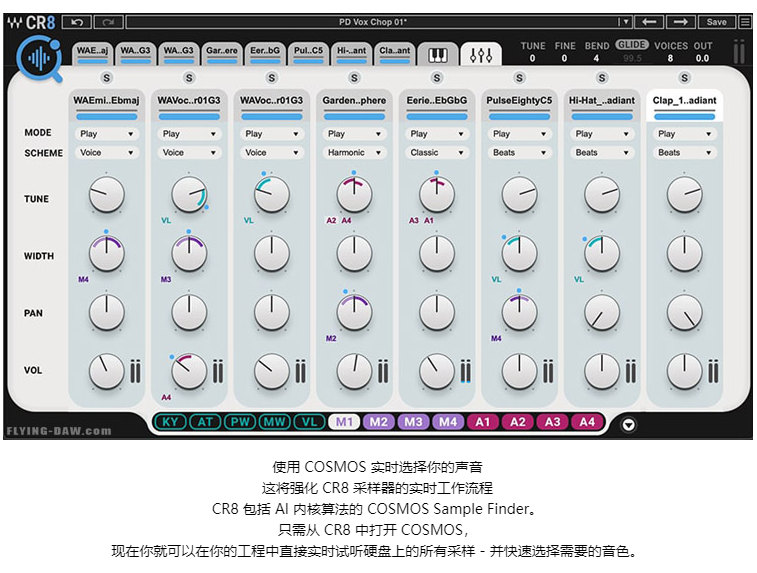 图片[10]-CR8 Creative Sampler音频模拟采样器，音乐制作编曲插件，混音效果器，