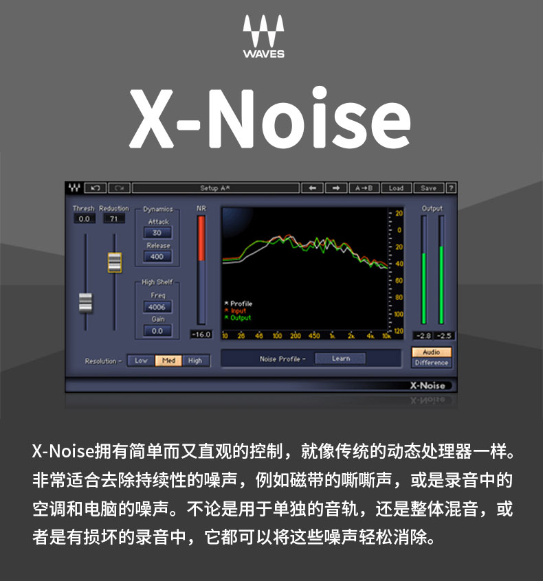 图片[2]-X-Noise降噪插件/去除嘶嘶声空调和电脑的噪声降噪效果器