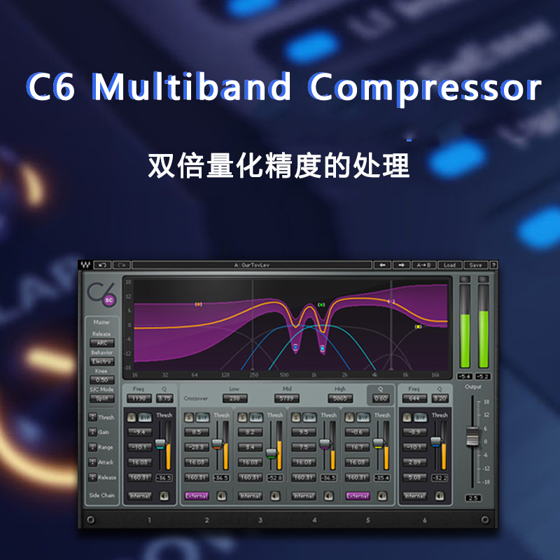 图片[3]-Waves C6多段压缩插件动态均衡器调音修音混音效果器