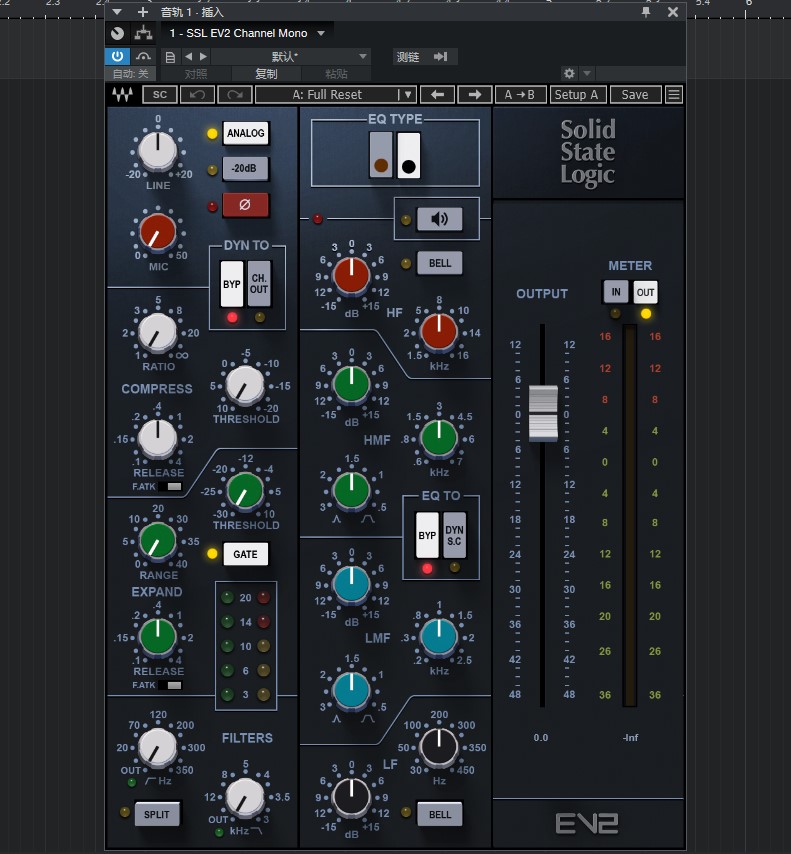 图片[4]-SSL EV2 Channel插件EQ均衡器混音编曲通道条调音修音效果器