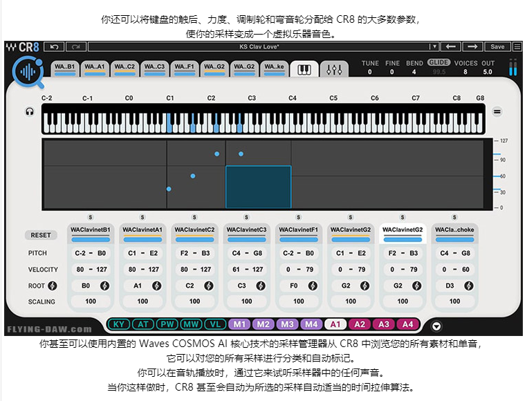 图片[6]-CR8 Creative Sampler音频模拟采样器，音乐制作编曲插件，混音效果器，