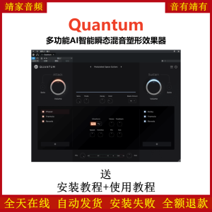 Quantum插件多功能AI智能瞬态混音效果器-靖家混音网