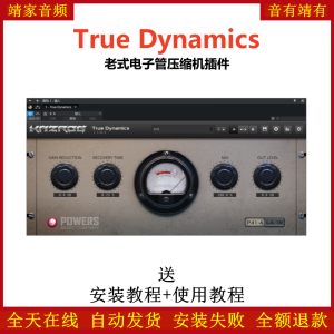 True Dynamics插件老式电子管压缩效果器-靖家混音网