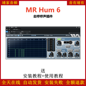 MR Hum 6插件去哼哼声效果器-靖家混音网