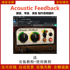 Acoustic Feedback插件颤音弯音滑音制作效果器-靖家混音网