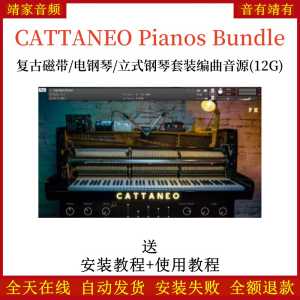 CATTANEO Pianos Bundle电钢琴立式钢琴音源音色—KONTAKT音源(12G)-靖家混音网