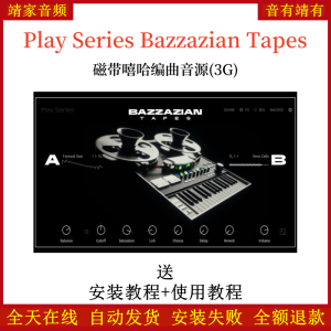Play Series Bazzazian Tapes磁带嘻哈编曲音源音色—KONTAKT音源(3G)-靖家混音网