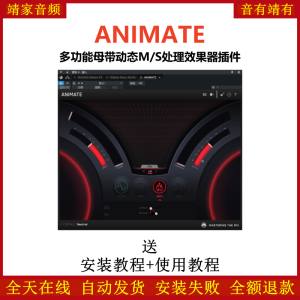 ANIMATE插件多功能母带动态处理效果器-靖家混音网
