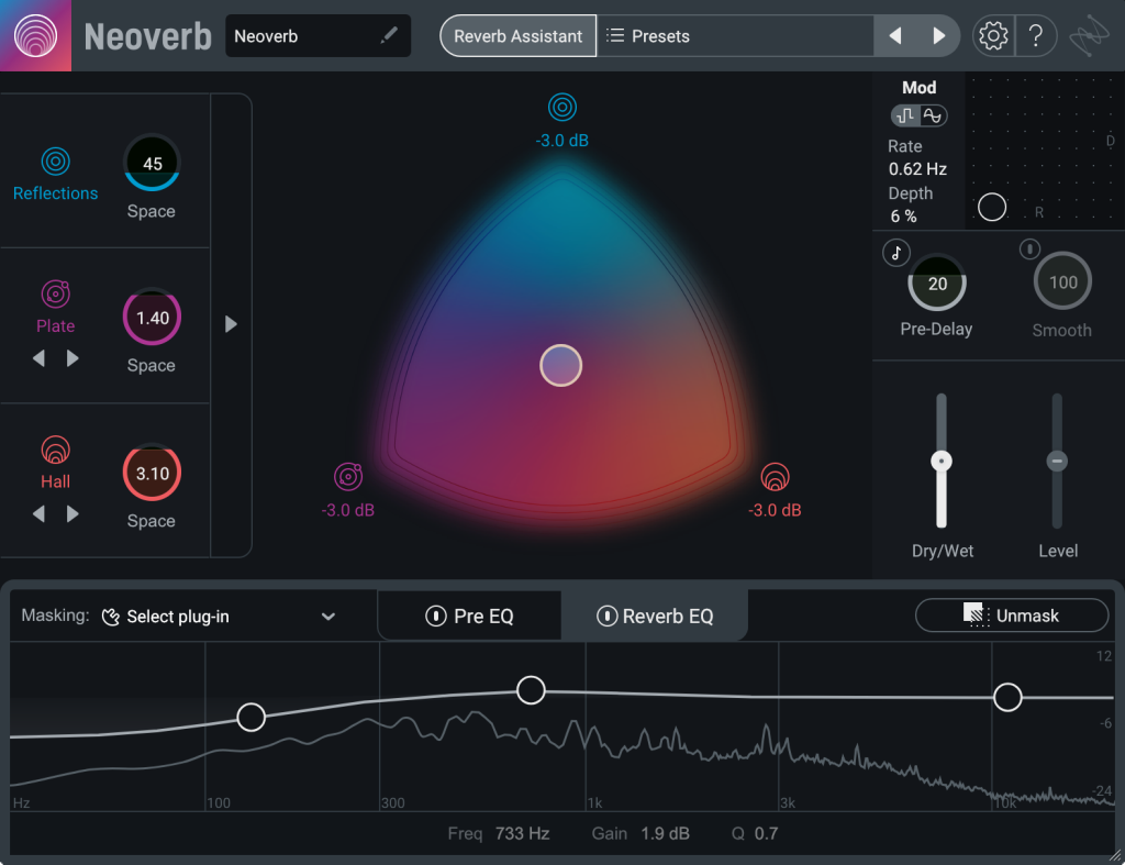 图片[2]-iZotope Neoverb插件智能AI一键混响效果器
