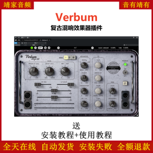 Verbum插件复古混响效果器