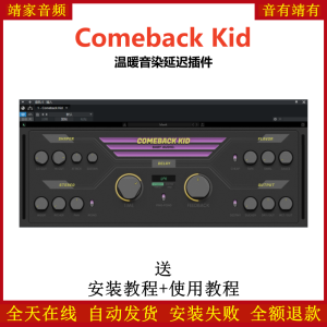 Comeback Kid插件温暖音染延迟效果器-靖家混音网