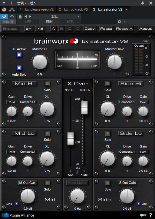 图片[2]-bx_saturator V2插件多频段饱和效果器