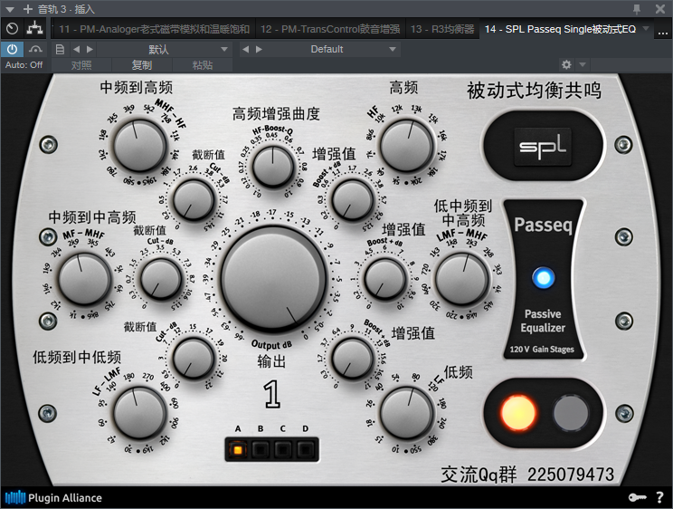 图片[2]-SPL Passeq Single被动式EQ均衡VST2效果器32位插件