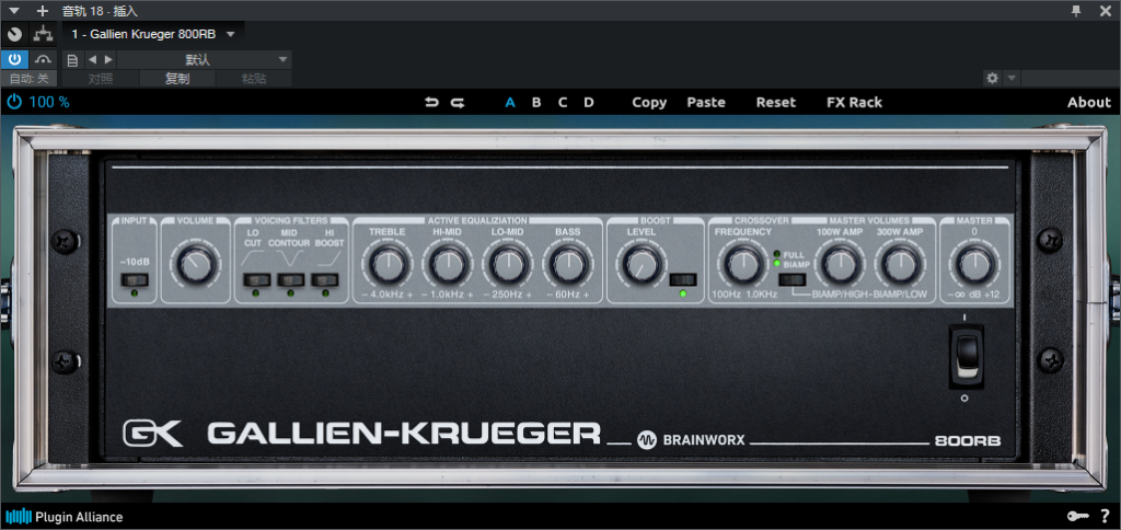 图片[2]-Gallien Krueger 800RB效果器经典人声放大器插件