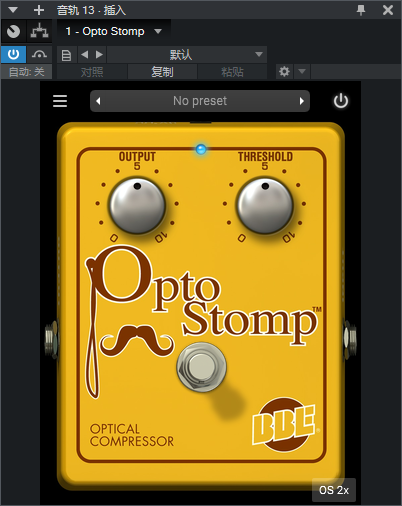 图片[2]-Opto Stomp插件光学压缩效果器