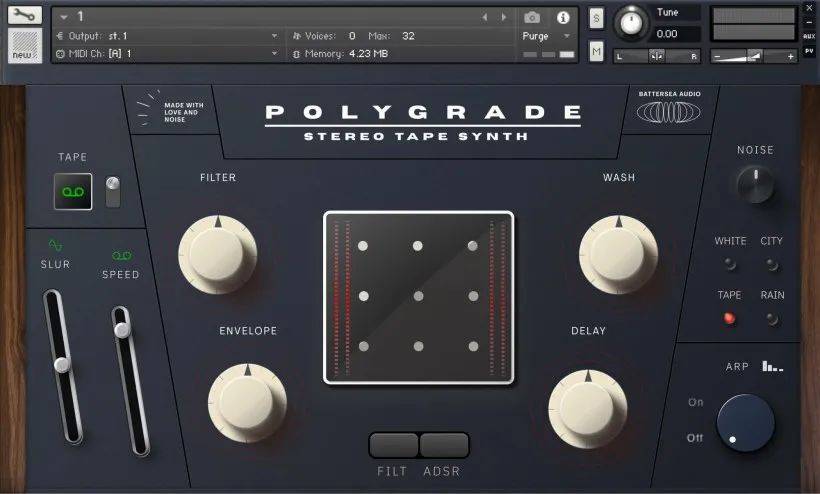图片[2]-Polygrade Tape Synth综合模拟合成器磁带音源—KONTAKT音源（1G）