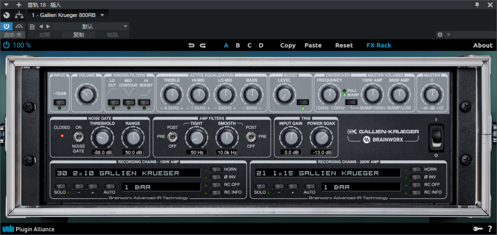 图片[3]-Gallien Krueger 800RB效果器经典人声放大器插件