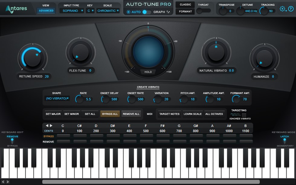 图片[5]-Auto-Tune Pro9插件实时人声音调自动修正唱歌说唱电音效果器