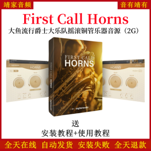 First Call Horns大鱼流行爵士大乐队摇滚铜管乐器音色—KONTAKT音源(2G)-靖家混音网