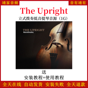 The Upright立式拨琴低音提琴音色—KONTAKT音源（1G）-靖家混音网