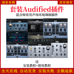 Audified套装插件多功能压缩均衡失真饱和音染混音调音编曲效果器-靖家混音网