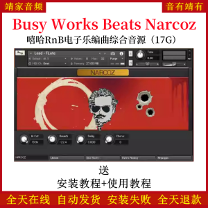 Narcoz嘻哈R＆B电子乐编曲综合音源—KONTAKT音源（17G）-靖家混音网