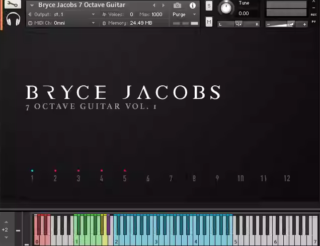 图片[2]-Bryce Jacobs 7 Octave Guitar电影吉他音色编曲配乐—KONTAKT音源（1G）