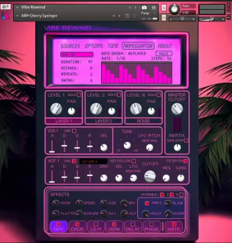 图片[2]-Vibe Rewind磁带VHS模拟合成器音色—KONTAKT音源（2G）