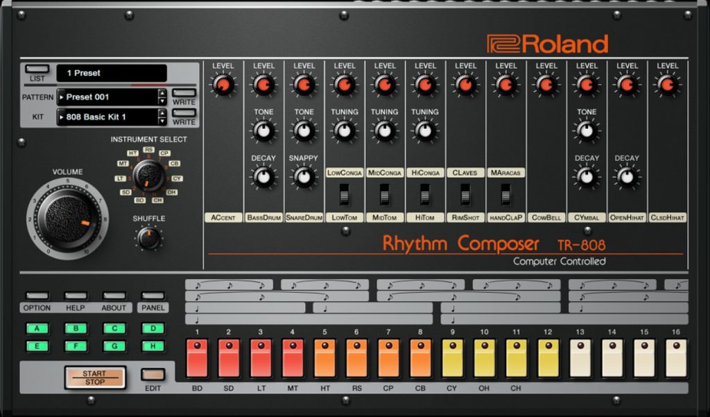 图片[2]-Roland TR-808鼓机808节奏合成器插件软音源—KONTAKT音源（1G）