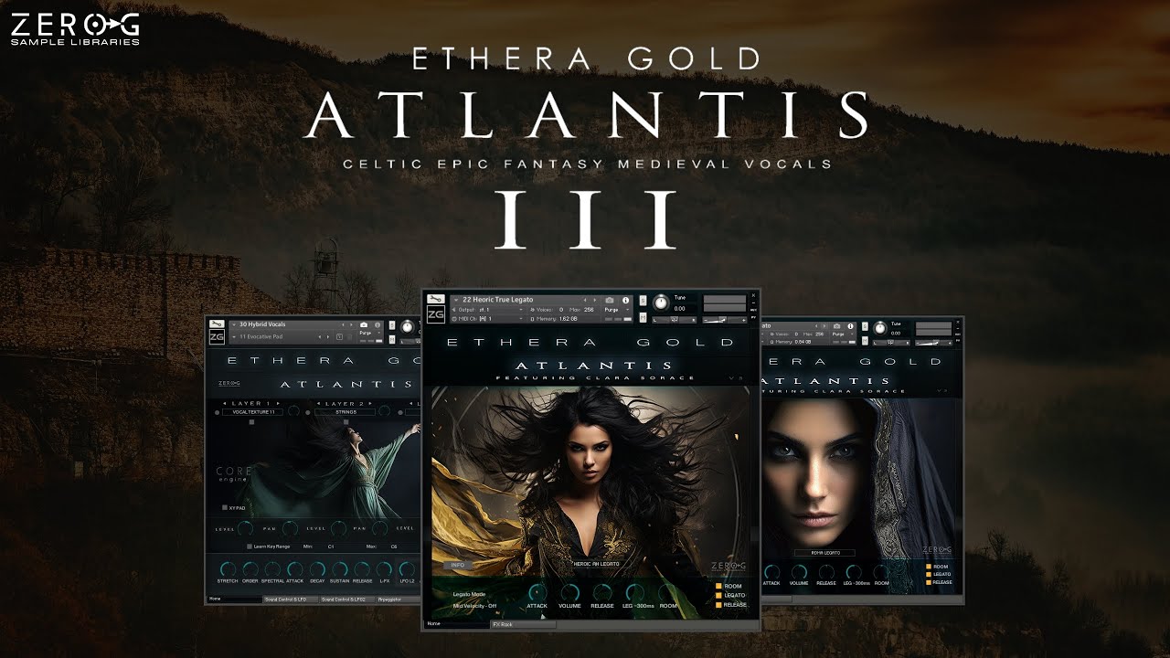 图片[2]-Ethera Gold Atlantis 3亚特兰蒂斯凯尔人声音色—KONTAKT音源（18G）