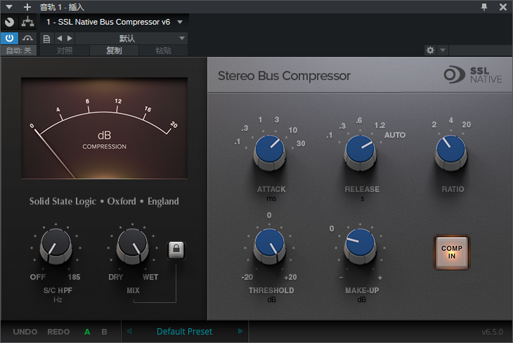 图片[2]-SSL Native Bus Compressor v6插件专业总线压缩效果器