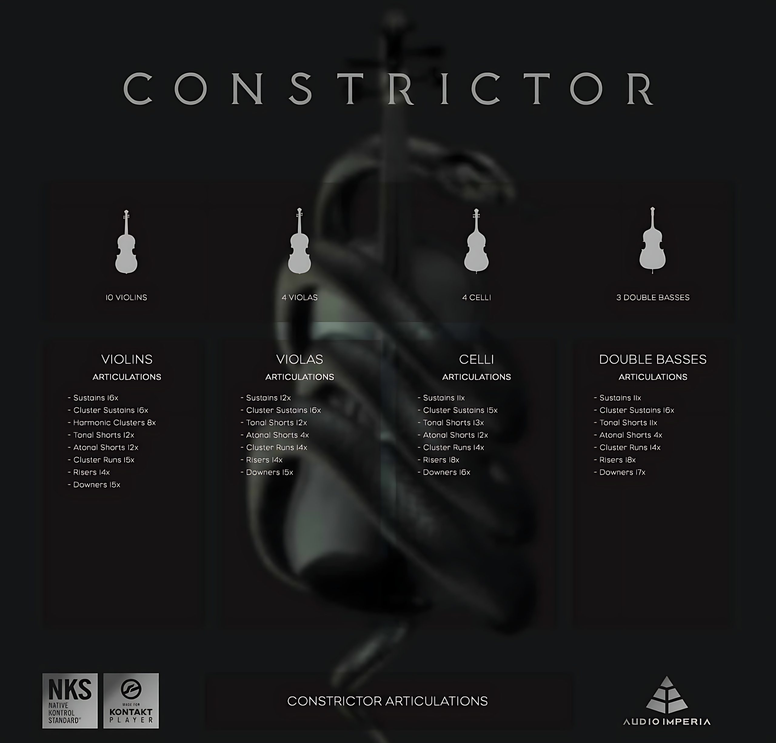 图片[3]-Constrictor巨蟒紧张弦乐合奏恐怖电影配乐编曲音色—KONTAKT音源（28G）