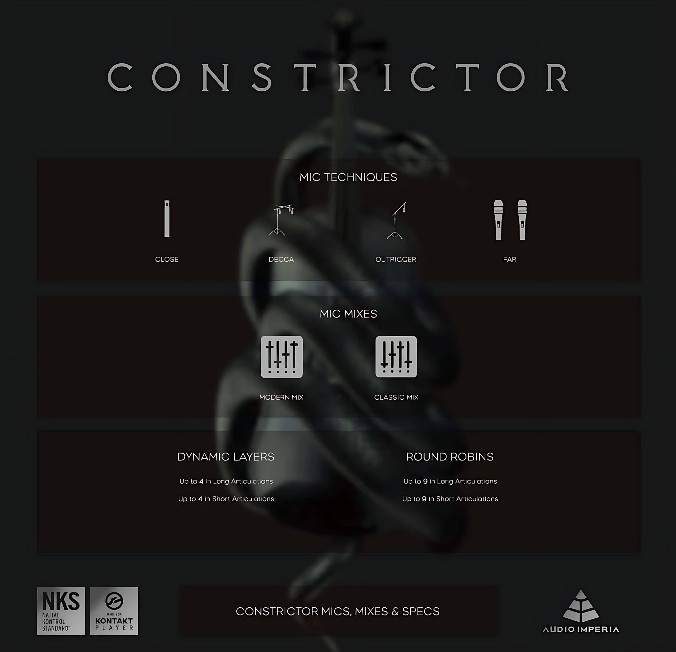 图片[4]-Constrictor巨蟒紧张弦乐合奏恐怖电影配乐编曲音色—KONTAKT音源（28G）