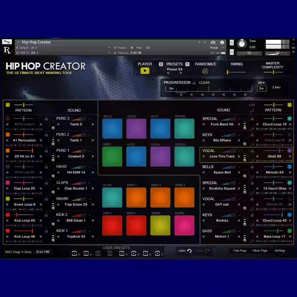 图片[3]-Hip Hop Creator嘻哈RNB综合Loop循环鼓机电子乐音色—KONTAKT音源（5G）
