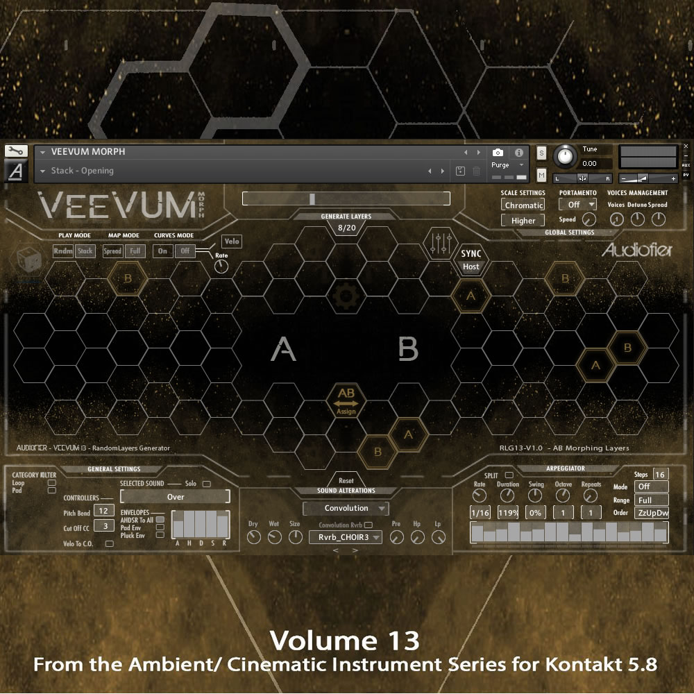 图片[3]-Veevum Morph蜂巢电影配乐声景Pad氛围音色—KONTAKT音源（8G）