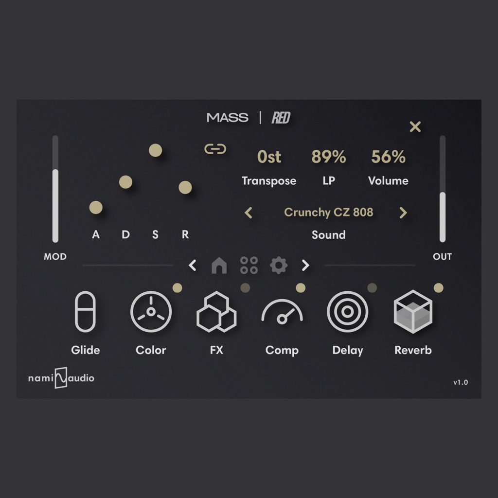 图片[4]-Nami Audio Mass模拟低音合成器808Subs音色—KONTAKT音源（3G）