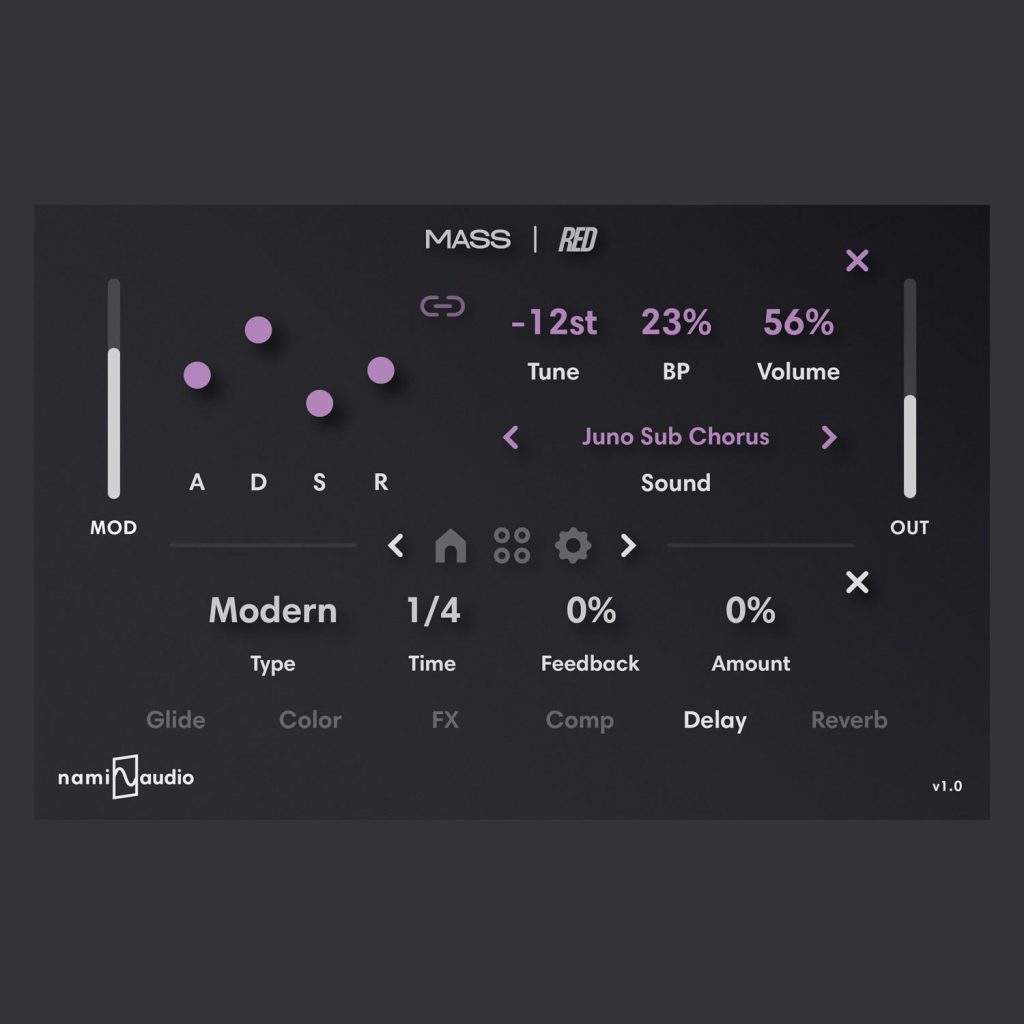 图片[5]-Nami Audio Mass模拟低音合成器808Subs音色—KONTAKT音源（3G）