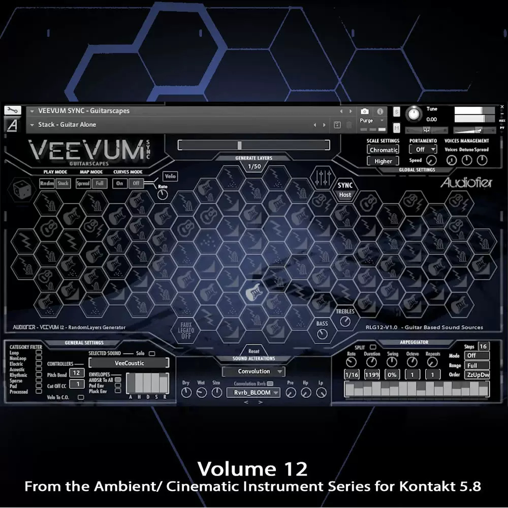图片[2]-Veevum Sync Guitarscapes蜂巢12吉他氛围声景电影配乐铺地音色—KONTAKT音源（6G）