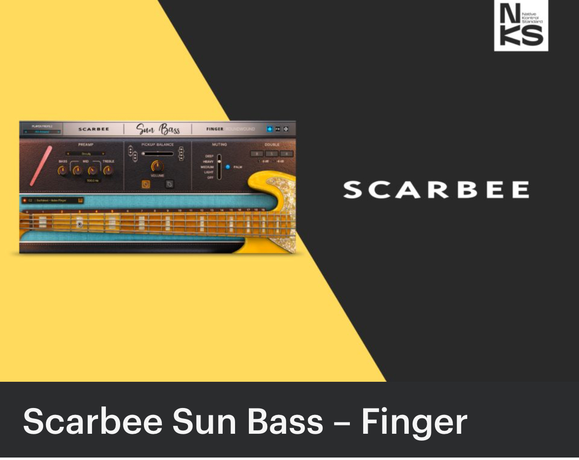 图片[4]-Scarbee Sun Bass Finger新复古指弹电贝斯音色—KONTAKT音源（9G）