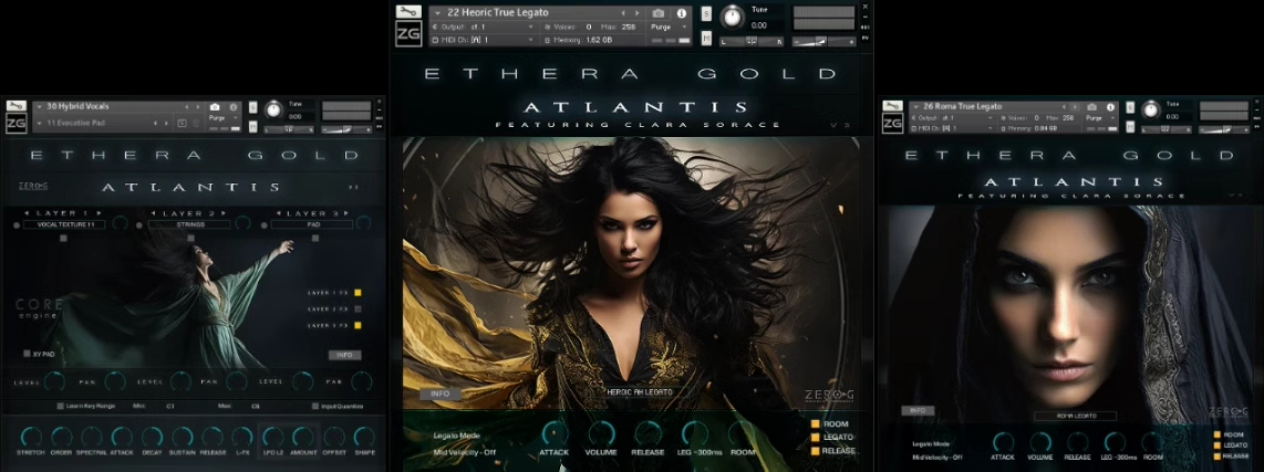 图片[10]-Ethera Gold Atlantis 3亚特兰蒂斯凯尔人声音色—KONTAKT音源（18G）