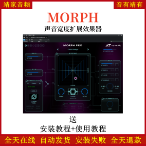 Zynaptiq MORPH 3 PRO音频插件声音宽度扩展效果器-靖家混音网