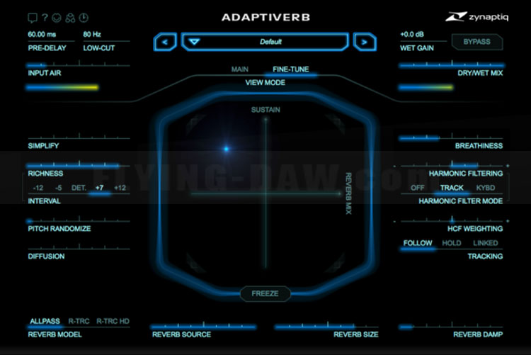 图片[4]-Zynaptiq ADAPTIVERB音频插件音高谐波跟踪再合成音频混响效果器
