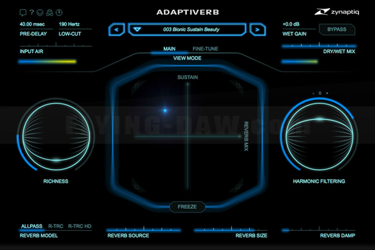 图片[5]-Zynaptiq ADAPTIVERB音频插件音高谐波跟踪再合成音频混响效果器