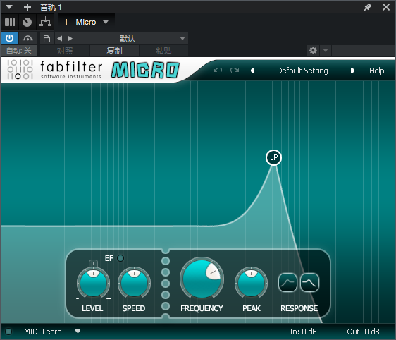 图片[2]-FabFilter Micro音频插件肥波滤波效果器