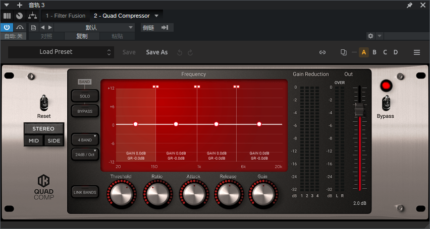 图片[2]-Quad Compressor音频插件四个独立压缩通道效果器