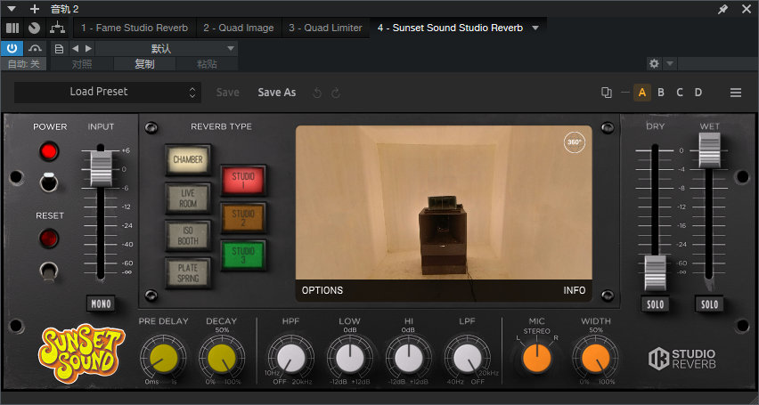 图片[2]-Sunset Sound Studio Reverb音频插件IK独有体积响应建模混响效果器
