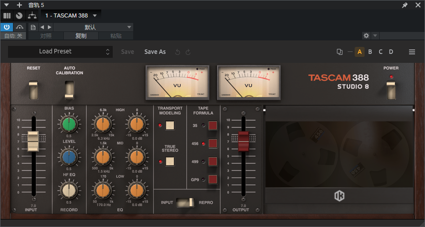 图片[2]-TASCAM 388音频插件多种磁带风格立体声效果器